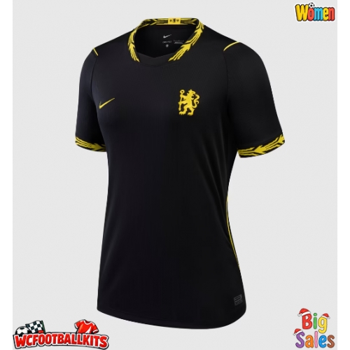 Chelsea Valentin Barco #4 Replica Away Stadium Shirt for Women 2026-27 Short Sleeve